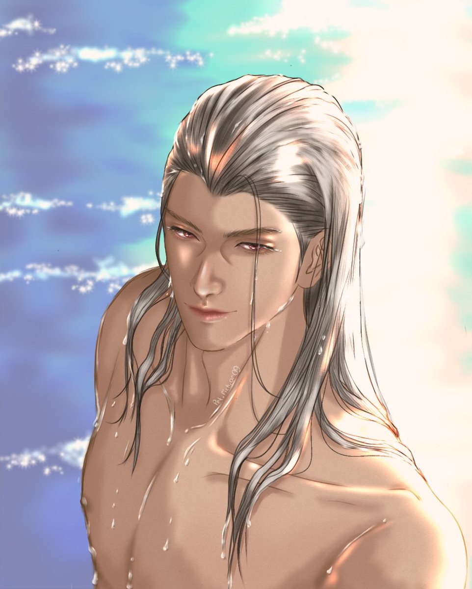 SayurK0's tweet photo. Danger never looked this good.

Hope you feel the heat like I did while drawing this!

#sylusloveanddeepspace #sylus #fanarts #digitalart #loveanddeepspace #loveanddeepspacefanart #sylusbirthday https://t.co/Yz88JVzjqq