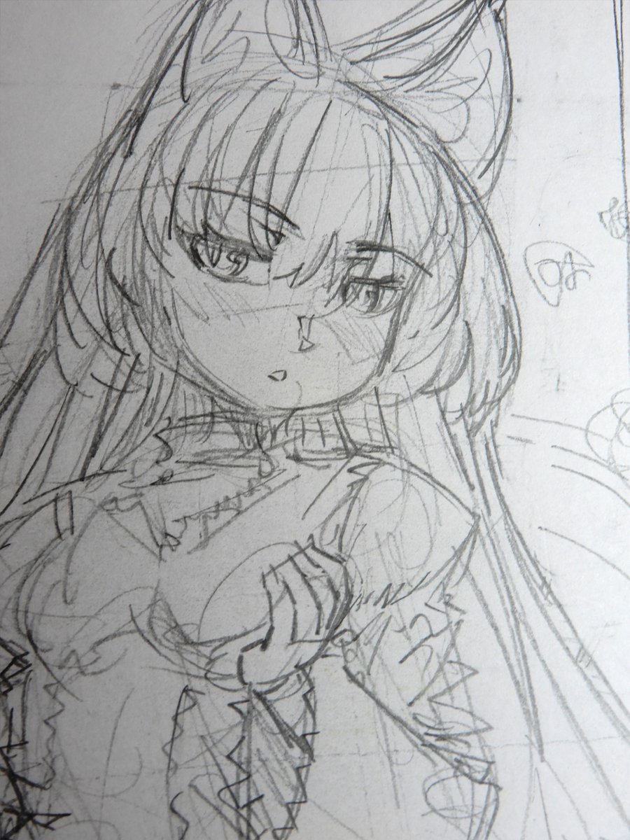 ラフ二種。 