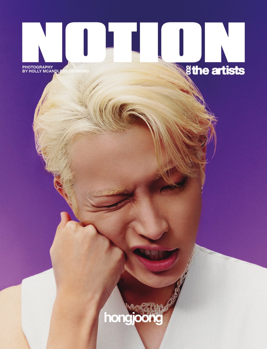 “I focus on expressing what I understand and what resonates in my own unique way.” - HONGJOONG

Pre-order NOTION The Artists Vol. 2 featuring an exclusive interview with our first cover stars, <a href="/ATEEZofficial/">ATEEZ(에이티즈)</a>, now:

notion.online/product/notion…