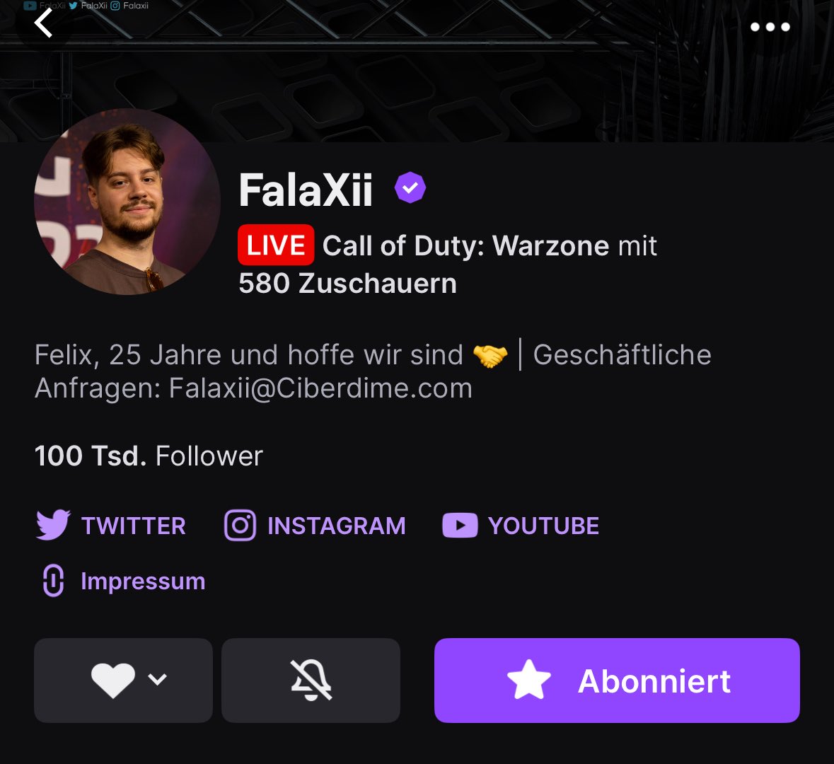Herzlichen Glückwunsch du Rabauke war ein langer Weg! Seit 4 1/2 Jahren dabei! <a href="/FalaXiiFelix/">FalaXii</a> ❤️ Auf die nächsten 100K 

Danke auch für den letzten Hepp von <a href="/STYLERZ97/">Chris</a> und <a href="/Papfrich/">Papfi</a>  🤞🏽