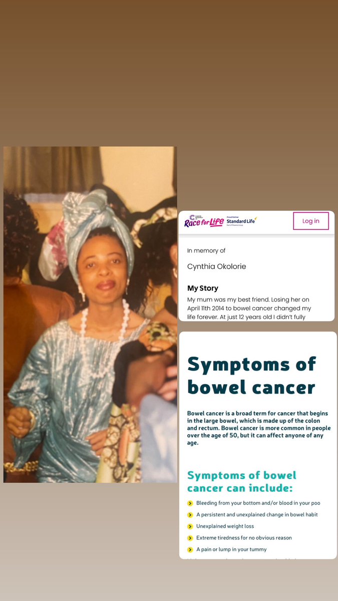 _ezeokolorie's tweet photo. Just thought I’d share, April is Bowel Cancer Awareness Month. Early checks can make a big difference. I'm grateful to be running for Cancer Research in June in support of this cause. https://t.co/CNoMwbK9if