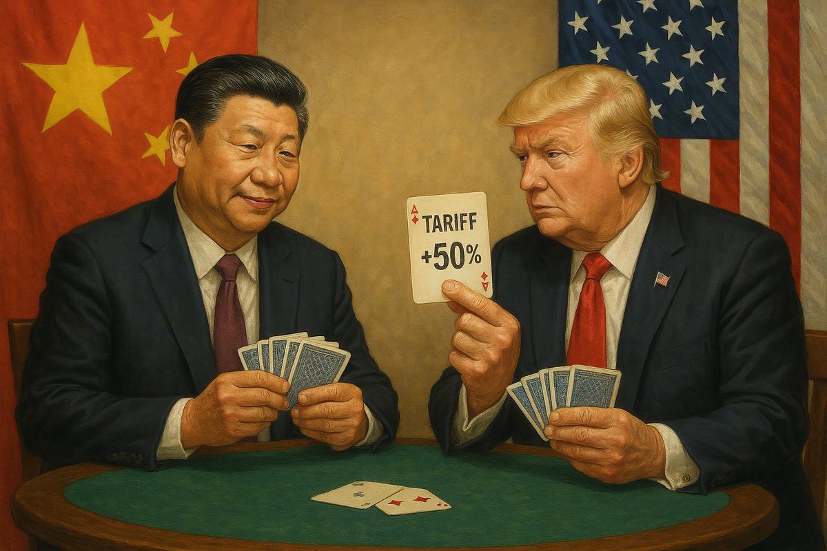 Calvert_Lin64's tweet image. 如果剧本是这样
川普：加34%
习近平：我跟
川普：我再加50%
习近平：我跟
川普：其它国家缓3个月，给中加到125%
习近平：我还跟，除美国以外的国家，0关税。
如果是这样，我觉得习完胜！
可惜200斤，就是没这能力也没这魄力！