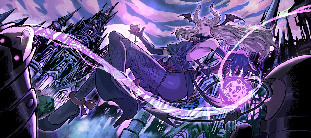 GM! Mr Jiang kills it with the first drop of Kurayami (暗闇) a mischievous Demon from the GKOI universe! Wrapped in beautiful shades of purple her energy is pure Chaos and Dark Magic💜

Give a shoutout to <a href="/mrjiang1993/">MR Jiang⚡️💎 commission open</a> for bringing the heat🔥
Embrace chaos <a href="/gkoiart/">GKOI</a> #digitalart