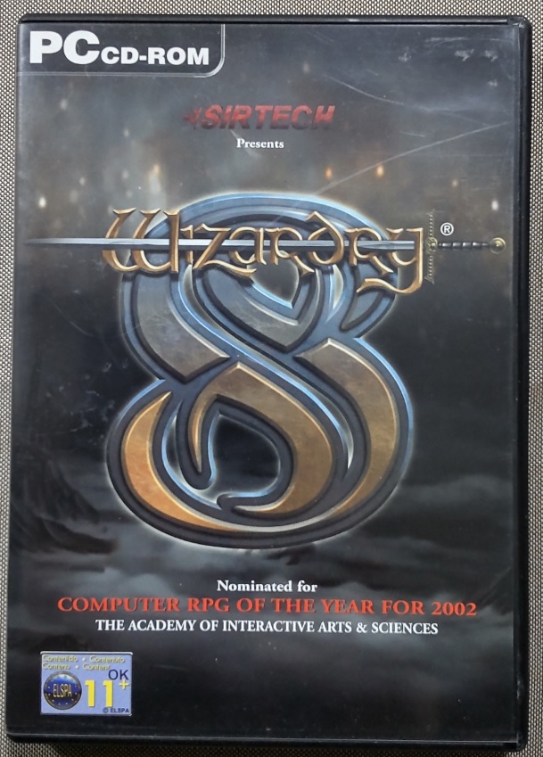 SOLVALOU1983's tweet photo. #ウィザードリィ 所蔵品の蔵出し( #Wizardry8 EU版 )
2月にネトオクで競合もなくお手頃価格だったので初値で落札しました。
US版、JP版と違って、ケースがこじんまりしていますね。
ディスクをよく見たら、ver1.2.4(バグ修正版)でした😄 https://t.co/sZuHyumoKJ
