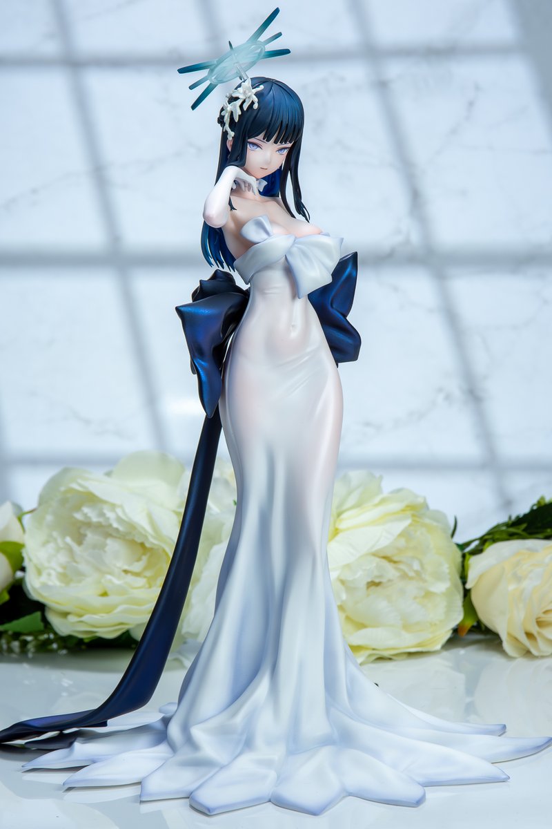 ブルアカよりガレージキット 錠前サオリ ドレスver 完成しました 原型