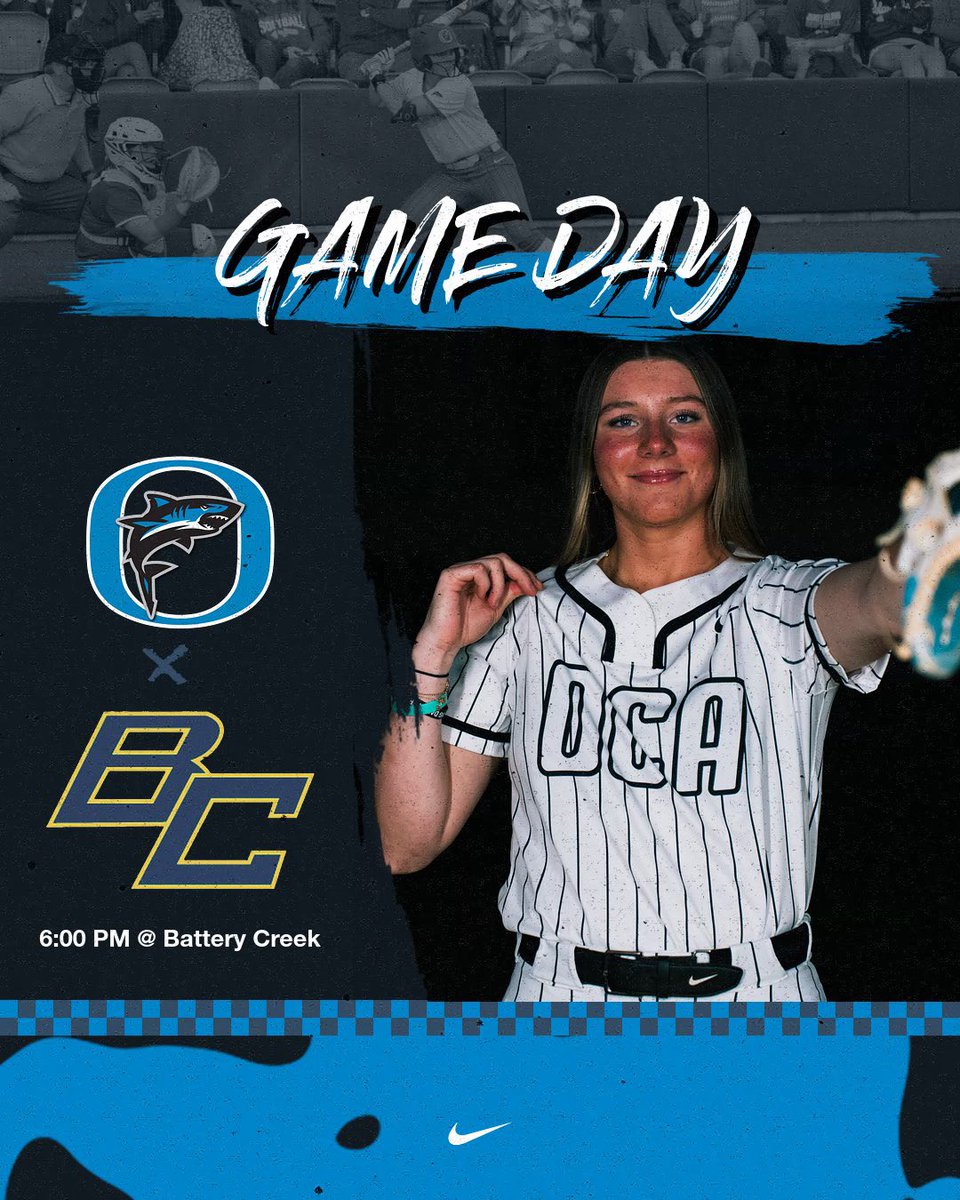 Next up, Region Game at Battery Creek! 🥎🦈