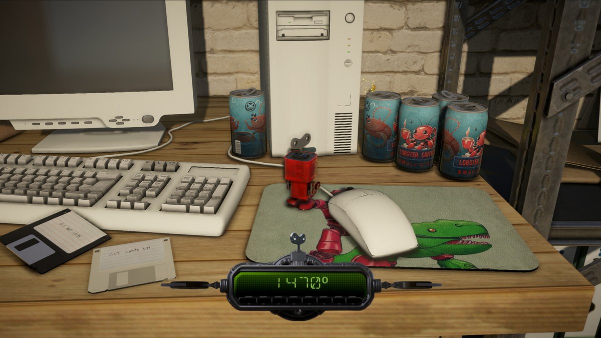 DojoSystem's tweet photo. What’s up, #A_Red? Another tough day at the office? 💻🦖
Give him a hand ��check out the free demo on #Steam!
#indiegame #robotsimulator #solodev
Wishlist A Red Walking Robot now! ⏬️ https://t.co/k02vFPxLaj