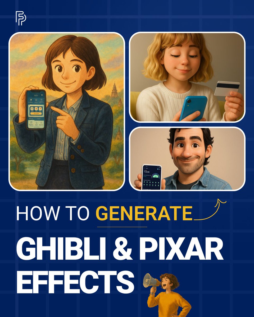 Zenzyofficial__'s tweet photo. Step into the world of FinShell Pay X Ghibli with two easy steps !🎨
✅Step 1: Upload Your Photo
✅Step 2: Choose Your Style &amp; Prompt

Find Out More
#ghiblistyle #ChatGPT #finshellpay #AI #Pixar https://t.co/WAZ9XuuZdM
