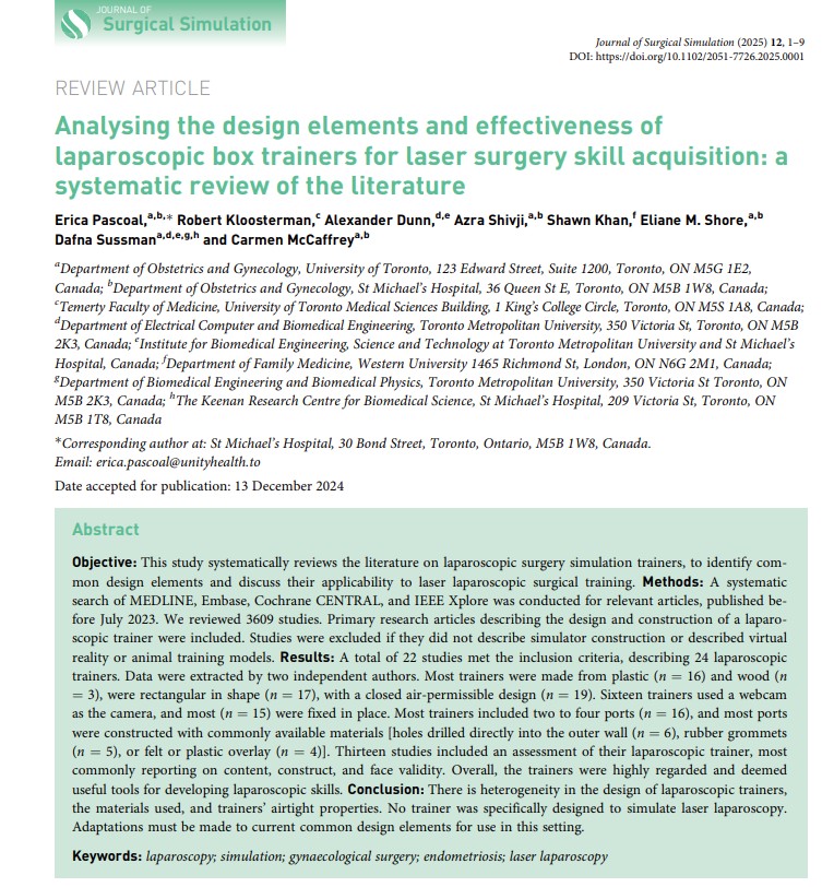 Surgical Simulation (@surgicalsim) on Twitter photo Pascoal et al. review the literature on laparoscopic surgery simulation trainers and discuss their applicability to laser laparoscopic surgical training <a href="/ericalpascoal/">Erica Pascoal</a> Read the article in JSS doi.org/10.1102/2051-7… Pascoal et al. review the literature on laparoscopic surgery simulation trainers and discuss their applicability to laser laparoscopic surgical training <a href="/ericalpascoal/">Erica Pascoal</a> Read the article in JSS doi.org/10.1102/2051-7…
