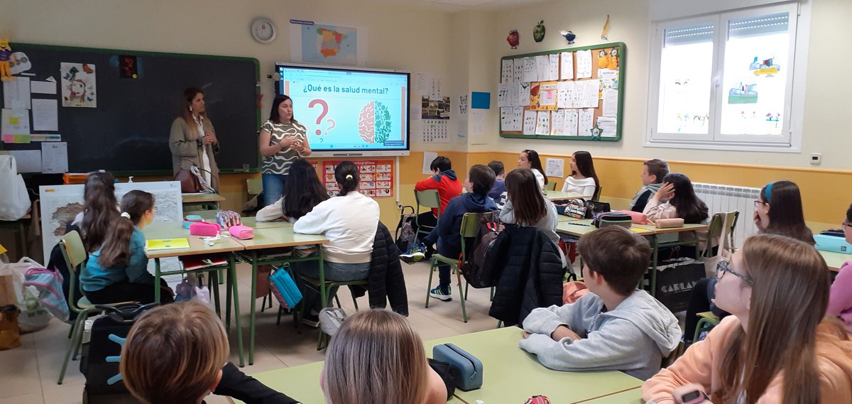 Para terminar la semana de la salud los alumnos de 5º han trabajado "Salud Mental en positivo" con @saludmentalzamora e infantil 5 años, el control postural y los buenos hábitos con "Mi amiga es una estatua" de <a href="/CPFCYL/">CPFCYL</a> #DesdeLaMañanaVidaSana #PIEescuelasSaludableCYL #somosRESZA