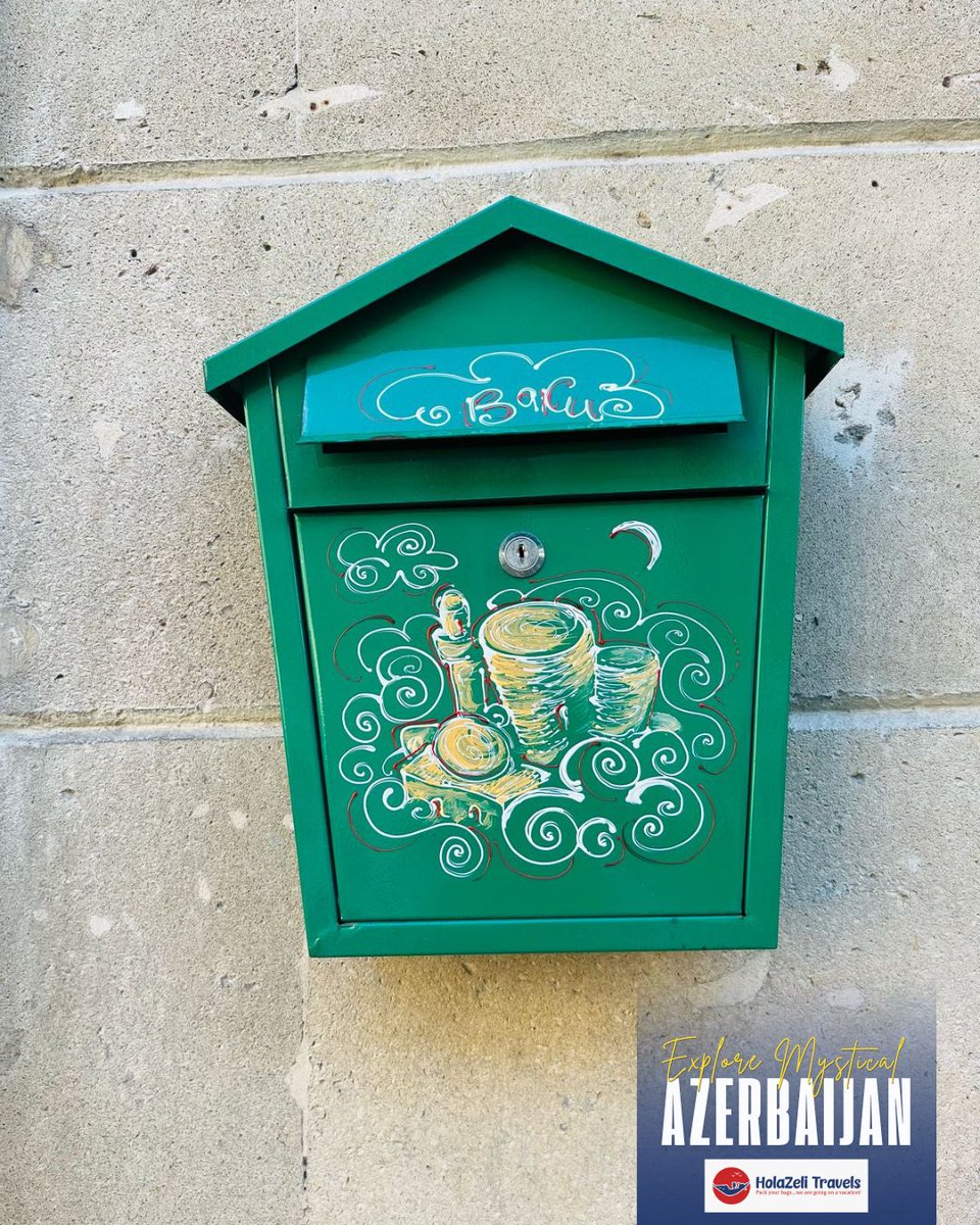 holazeli's tweet photo. Even the post boxes in #Baku have style ✨📮 Spotted these little pops of charm across the city streets!

https://t.co/S4ZLr3Qz5q

#HolaZeliTravels #AzerbaijanTravel #VisitAzerbaijan #ExploreAzerbaijan #AzerbaijanTourism #TravelAzerbaijan #AzerbaijanDiaries #AzerbaijanBeauty https://t.co/jLZD3djbpL
