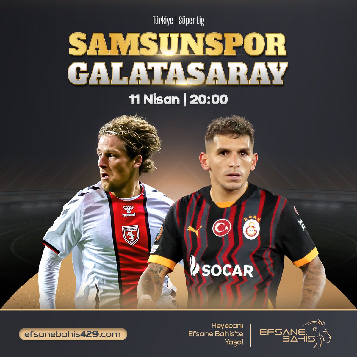 Efsane Bahis'le Cuma Bülteninde Efsane Karşılaşmalar Sizlerle!

 ⚽️#Valencia - #Sevilla
 ⚽️#Samsunspor  -  #Galatasaray

 Efsane Oranlarla Bahis Almak İçin:efsanebahis429.com