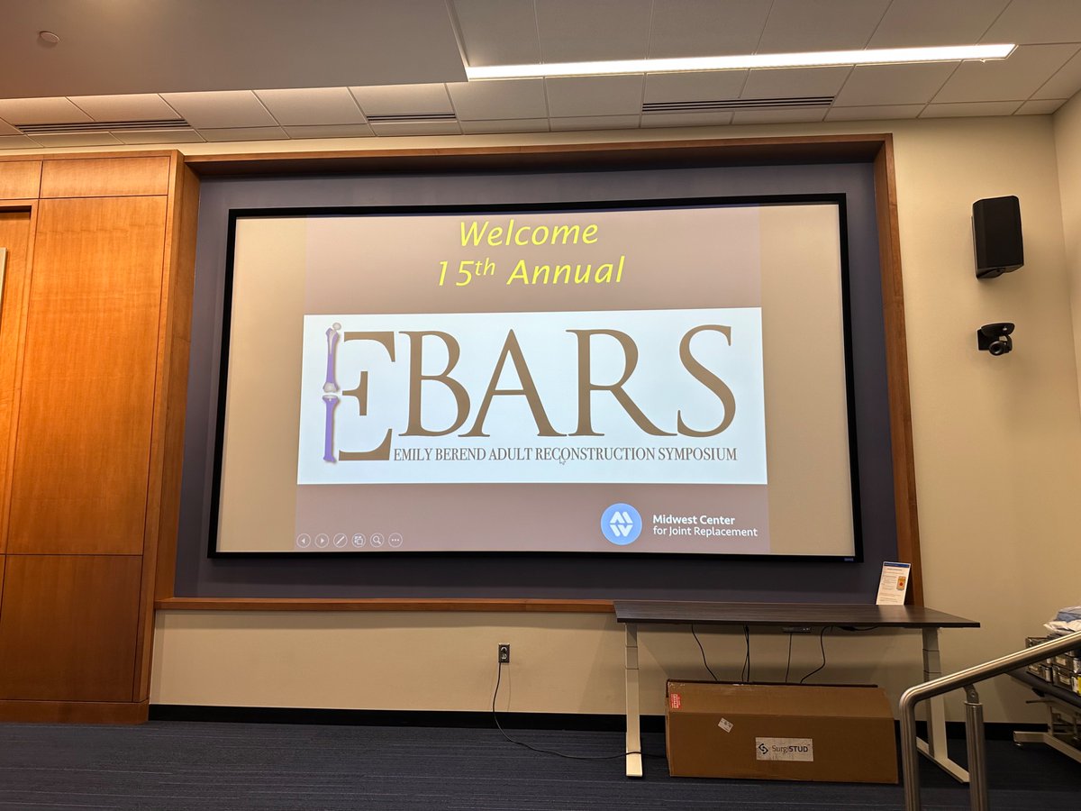Michael P. Bolognesi (@m_bolognesimd) on Twitter photo Here we go! EBARS 15! Thanks to all! <a href="/DukeOrtho/">Duke Orthopaedics</a> <a href="/AAHKS/">AAHKS</a> <a href="/AAHKS_YAG/">AAHKS Young Arthroplasty Group</a> <a href="/HSS_ARJR_CJRC/">HSS ARJR CJRC</a> <a href="/MayoClinic/">Mayo Clinic</a> <a href="/UofUOrtho/">UofU Department of Orthopeadics</a> <a href="/KeckMedicineUSC/">Keck Medicine of USC</a> Here we go! EBARS 15! Thanks to all! <a href="/DukeOrtho/">Duke Orthopaedics</a> <a href="/AAHKS/">AAHKS</a> <a href="/AAHKS_YAG/">AAHKS Young Arthroplasty Group</a> <a href="/HSS_ARJR_CJRC/">HSS ARJR CJRC</a> <a href="/MayoClinic/">Mayo Clinic</a> <a href="/UofUOrtho/">UofU Department of Orthopeadics</a> <a href="/KeckMedicineUSC/">Keck Medicine of USC</a>