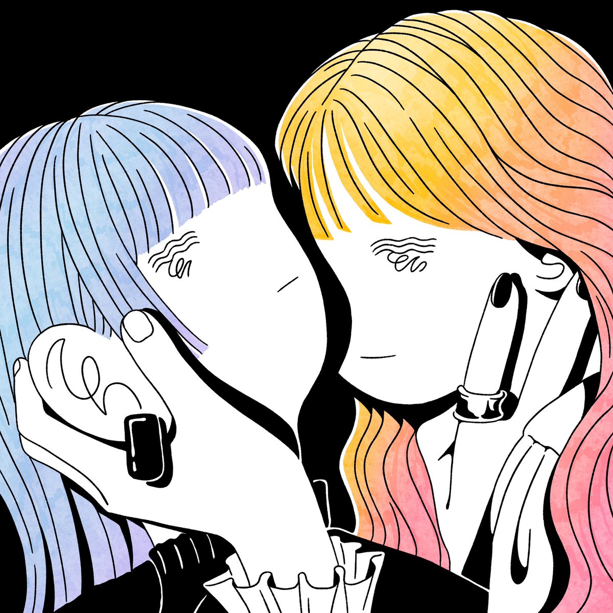 ガールズトーク
#illustration #イラスト