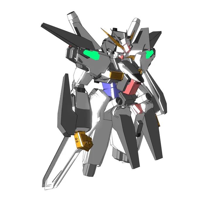ストライクフリーダム再レンダリングしてみました#3DCG#ガンダムSEEDDESTINY#ストライクフリーダム 