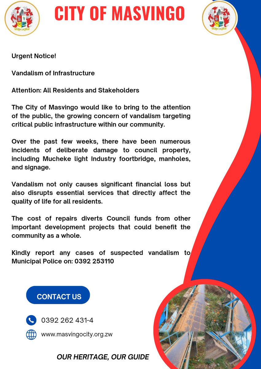 MasvingoCity's tweet photo. Public Notice https://t.co/Gg0HarvF5T