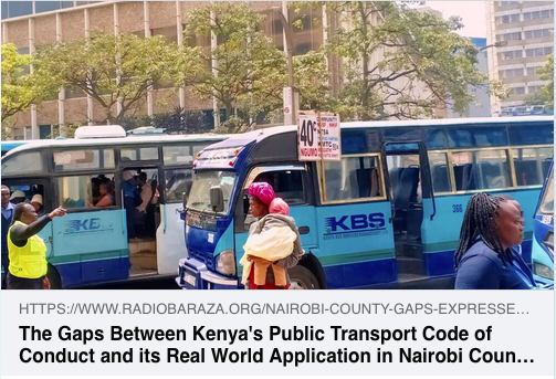 DTMAfrica's tweet photo. What has been your most trying experience with public transportation?
#DevReporter Polly Gitau brings us this story about a code of conduct... https://t.co/889ddiqWD1
Did you know about it? Share your thoughts in the comments.
#RadioBaraza #DTMAfrica #reportingonruralissues https://t.co/aMNJNZc6Dr