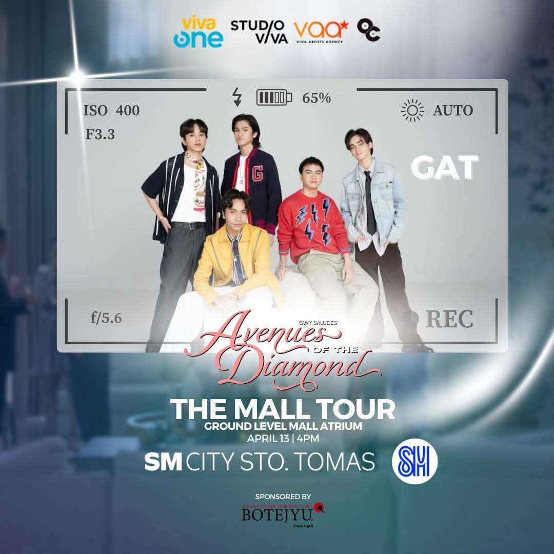 GATdula_Ofc's tweet photo. makikanta, makisayaw kasama ang ating mga nag gagwapuhang ginoo SA SM CITY Sto. Tomas! See you there, GATdula! #GAT #GawangAtinTo #ppop @gatph_official https://t.co/Sa3GwCbRx1
