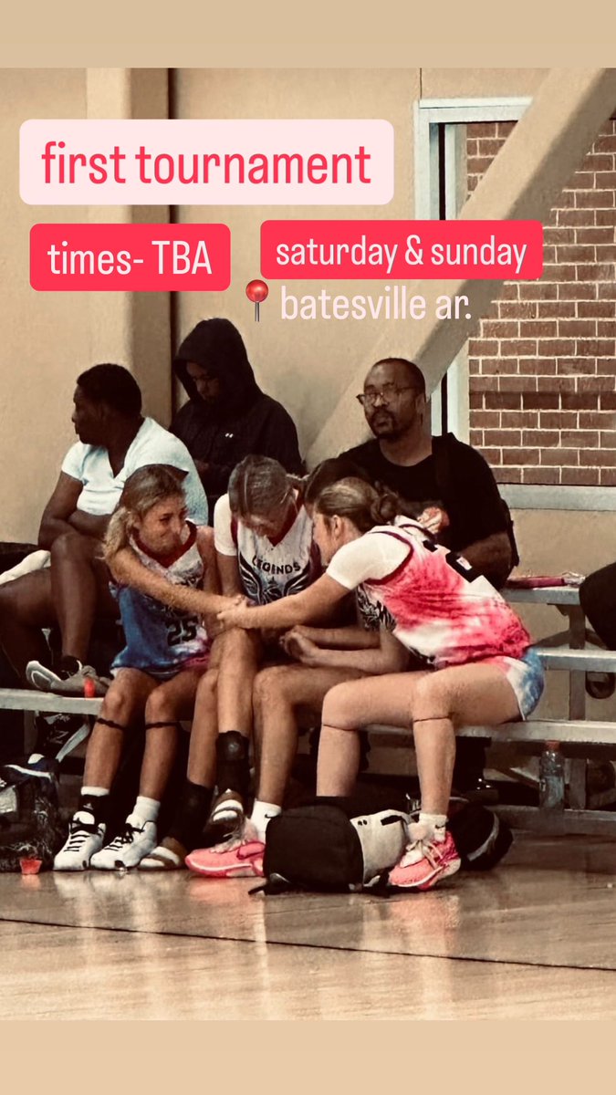 First tournament Saturday April 12th and Sunday April 13. 
Don’t know times yet.