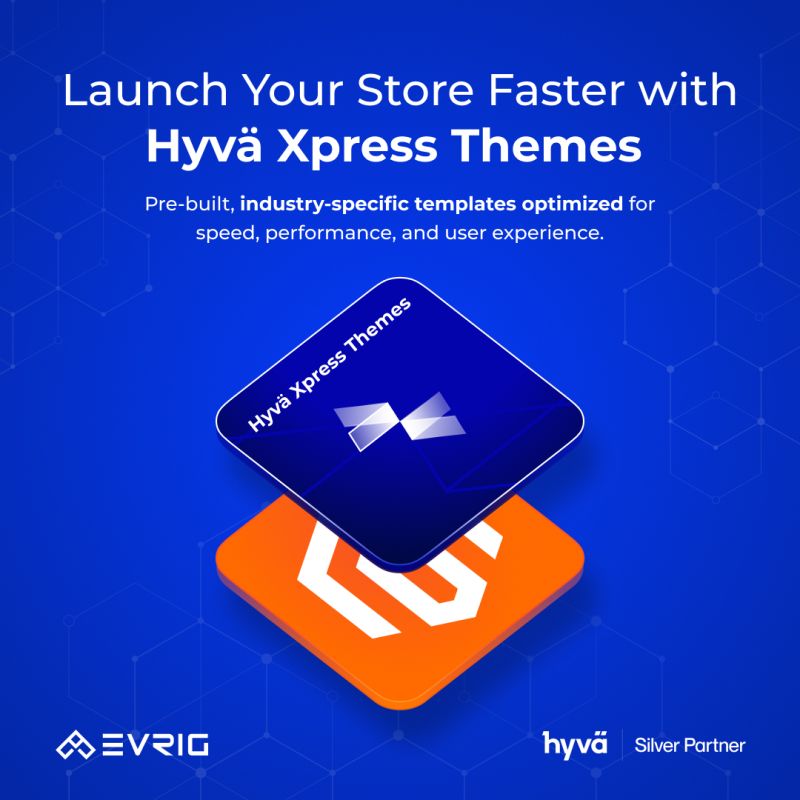 Launch your eCommerce store in just 2–3 weeks!

Say hello to Hyvä Xpress Themes by Evrig – lightning-fast, pre-built Magento themes designed to help you go live, grow fast &amp; generate revenue sooner.

🔗Learn more: lnkd.in/duXGcT78

#magento #hyva #ecommerce #launchsoon