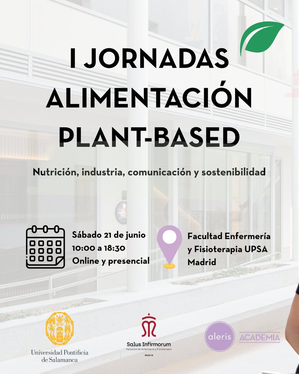 Vaya pedazo de Jornadas chulas hemos preparado sobre alimentación plant-based 🌱👌
El programa va a gustar a mucha gente 😉
alerisacademia.com/curso-mensual/…