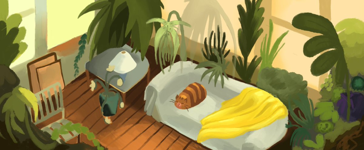 RadulaskiJana's tweet photo. Practising interior design and lighting in Procreate 😄 #lsbugames https://t.co/fa4R236oc0