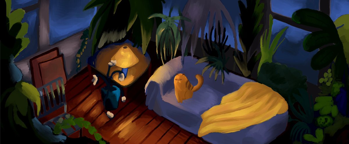 RadulaskiJana's tweet photo. Practising interior design and lighting in Procreate 😄 #lsbugames https://t.co/fa4R236oc0