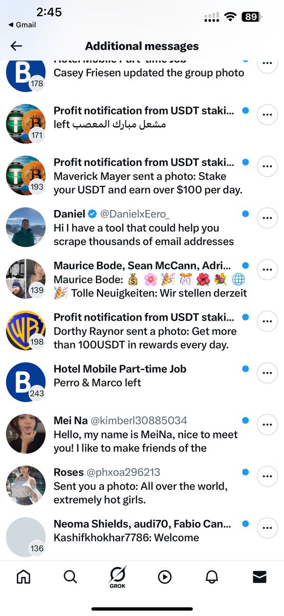 _ali_sami's tweet photo. @X or twitter was used to be a better place to learn and catch up with some people. Now it’s formerly a dead place of spam and AI and all media gurus. Also the feed is full of stuff I don’t want to see. All paid and boosted content and you can’t tell fake from real accounts.Shame https://t.co/wjDXEFreDg