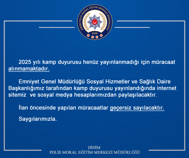 DidimPMEM's tweet photo. 2025 Yılı Kamp Müracaatları Hakkında https://t.co/tudfnLc0mj