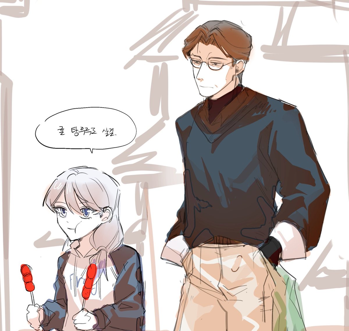 wasabi1190's tweet photo. 그림체 양보할 마음 1도없음 https://t.co/4rFF1qMndi