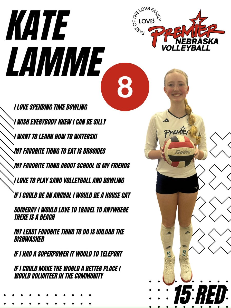 The great Kate is #8, which makes it only EIGHT DAYS until KC Show Me National Qualifier!! ❤️