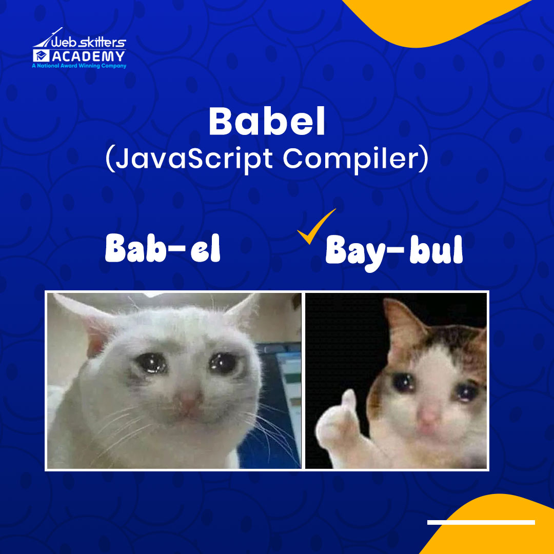 WebSkitters_Edu's tweet image. Which words do you often mispronounce? Let us know in the comments!
#WebskittersAcademy #Meme #TechTerms