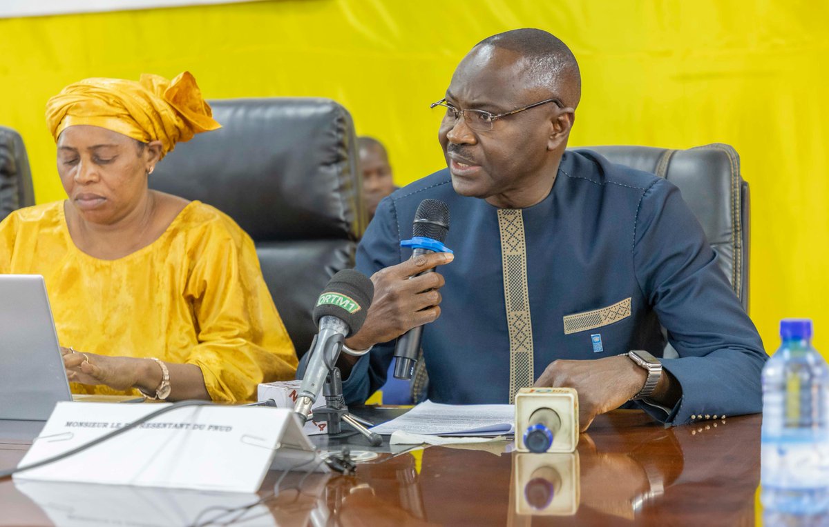 PNUDMALI's tweet photo. Ce 10/04, lancement de l’atelier Climat, Paix &amp; Sécurité au Sahel: Rôle des Collectivités Territoriales au siège du Haut Conseil des Collectivités. Objectif: vulgariser le rôle des collectivités dans la gestion du climat, de la paix &amp; de la sécurité, avec le soutien du @uk_mali. https://t.co/zucX7sE4OF