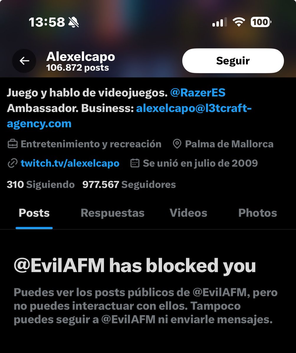RiiukTV's tweet photo. No le gustó que ⁦@grok⁩ confirmara que es un hipócrita y viene a X a buscar interacciones JAJAJAJAJAJA Ya hay que ser lamentable para dedicarte a bloquear a randoms que ni siquiera te hablan a ti directamente JAJAJAJAJA https://t.co/zoHoor14rm