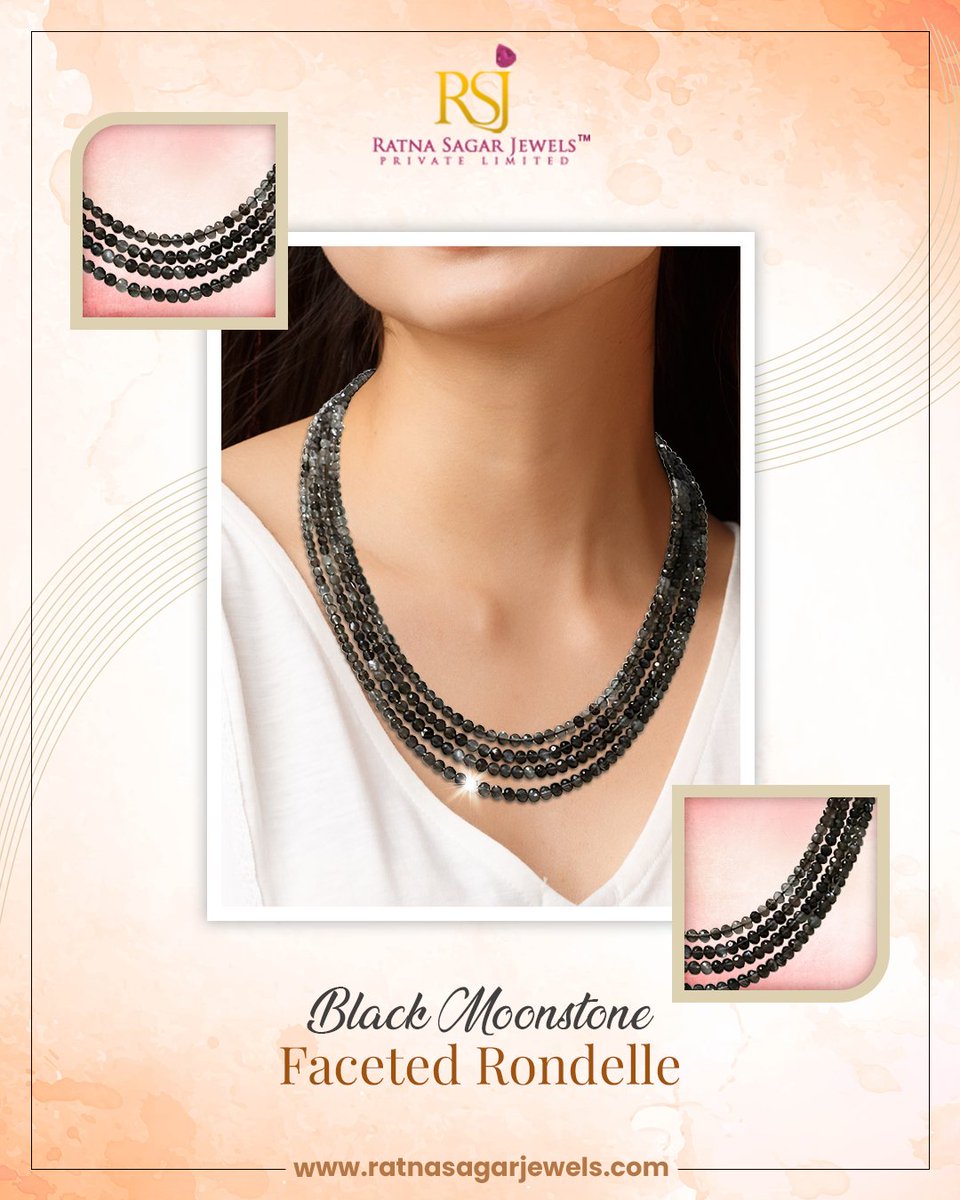 manojmaskara's tweet photo. Black Moonstone Faceted Rondelles – Subtle Sparkle, Timeless Charm ✨

Perfect for adding elegance to your jewelry creations.

✔ Premium Quality
✔ Wholesale Available
✔ Versatile &amp; Unique
.
Order Now - https://t.co/9DqcfhmnHj
.
#RatnaSagarJewels #JewelryDesigns #BlackMoonstone https://t.co/kvTP49eGBx