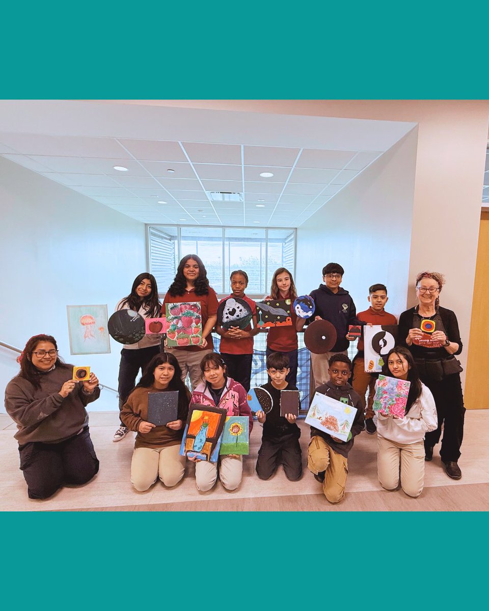 yahouston's tweet image. Our talented students at Alief Montessori Community School, under the guidance of our YAH teaching artist Judy Malone Stein, have brought some truly beautiful paintings to life!

Learn more about our programs! 
yahouston.org/programs

#StudentArt #artprograms #artsinschool