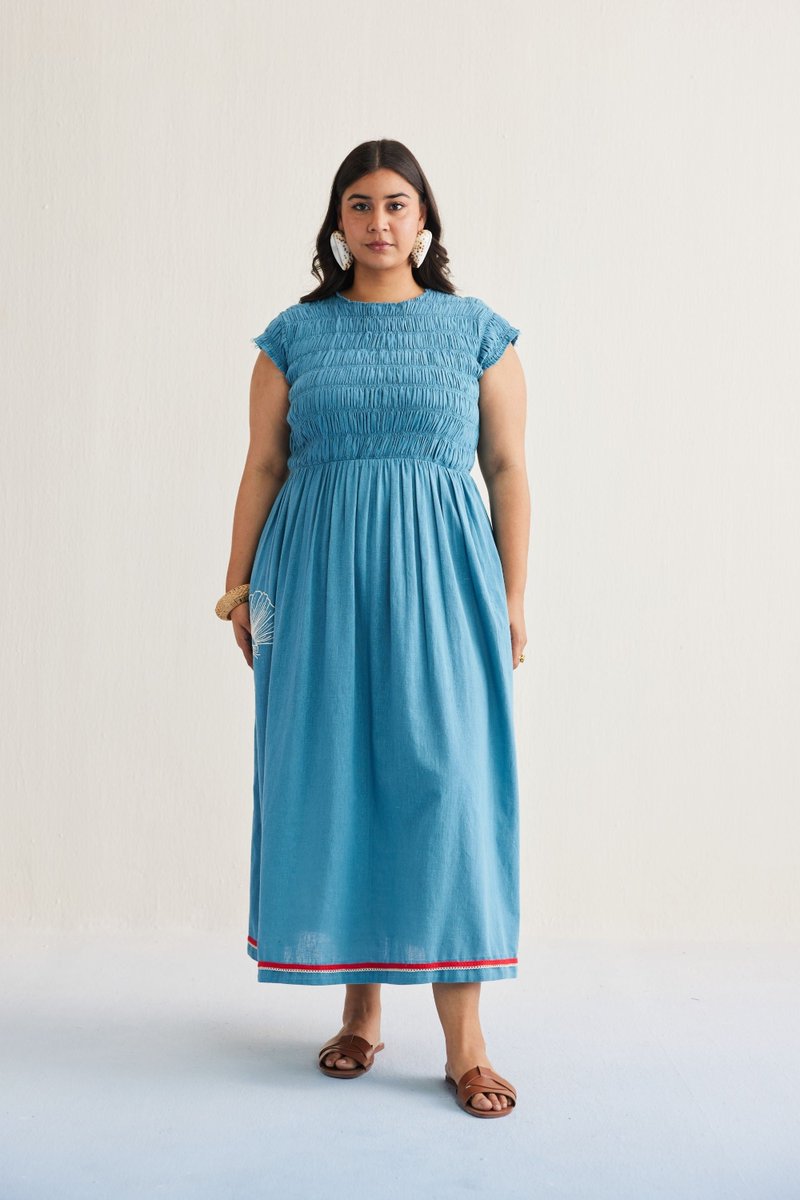 MWearsui's tweet photo. Just in! Meet The Azure Handwoven Kala Cotton Maxi Dress – your new favorite for effortless elegance 💙 Sustainably made, beautifully embroidered &amp; perfect for every precious moment.-https://t.co/sDf9aHKZEt

#NewArrival #SustainableStyle #KalaCotton #SUI https://t.co/D9spf7v3Ha