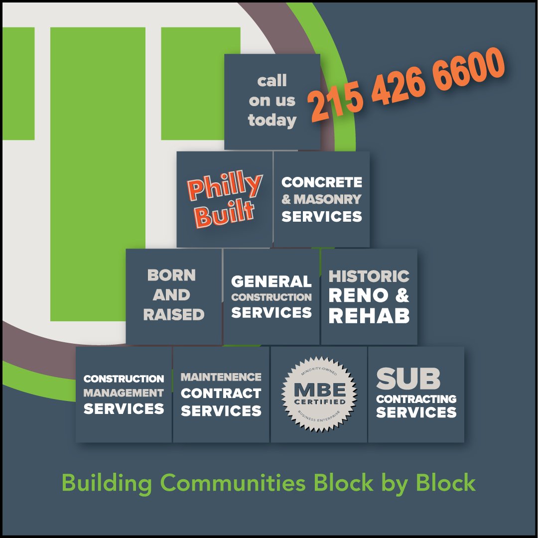 Torrado_Const's tweet photo. For over 30 years, Torrado Construction has been building communities, block by block! 🏗️ From commercial GC services to historic renovations and concrete &amp; masonry magic, we’ve got it all covered. Ready to build? Call us at 215-426-6600 https://t.co/0nxKJ0Xh04