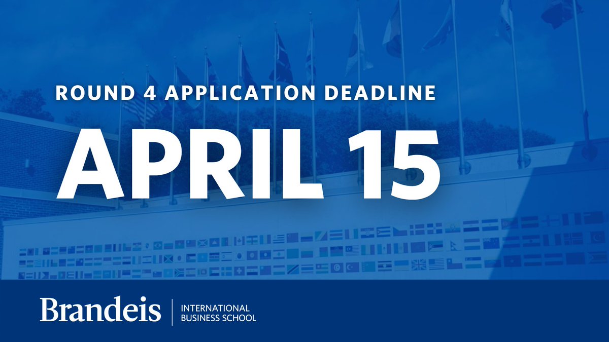 Reminder: Our Round 4 application deadline is Tuesday. Don’t miss this opportunity to accelerate your career.

Apply today! ow.ly/3wOb50Q1eSW