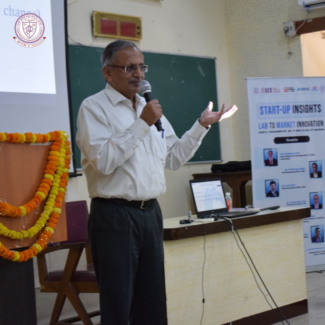 IITBHU_Varanasi's tweet photo. “Startup Insight: Lab to Market Innovation” workshop at @IITBHU_Varanasi in collab with @GDC, IIT Madras  concluded successfully!
A 2-day journey of ideas, innovation &amp; insights into research commercialization &amp; entrepreneurship.

#IITBHU #StartupInsight #GDC #Innovation https://t.co/IH3UciCBaq
