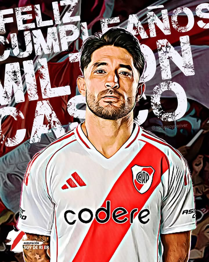 Abel7914's tweet image. 𝗙𝗘𝗟𝗜𝗭 𝗖𝗨𝗠𝗣𝗟𝗘 𝗠𝗜𝗟𝗧𝗢𝗡
El que juega de 3, de 4, de 9 o de 10. El que juega con el corazón. El que defiende con el alma. El que está siempre y en todos lados. ¡Feliz cumpleaños Milton!
#soyderiver #riverplate #cumplemillonario #milton