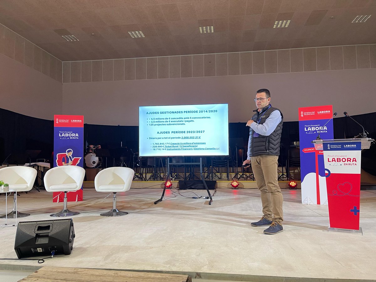 ✅ Altmaesports Leader participa en el Fòrum Labora d'Albocàsser per a animar als emprenedors a invertir en el món rural

👉 Altmaesports continua donant a conèixer les ajudes Leader en el territori

🗣 Tota la informació:
altmaesports.org/altmaesports-l…