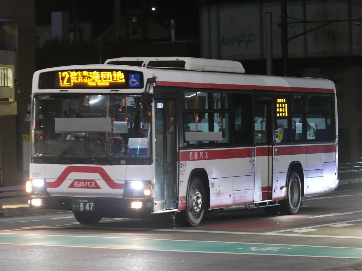 美杉観光バス大阪営業所。6065号車(元名鉄バス1627) 今日は以前から