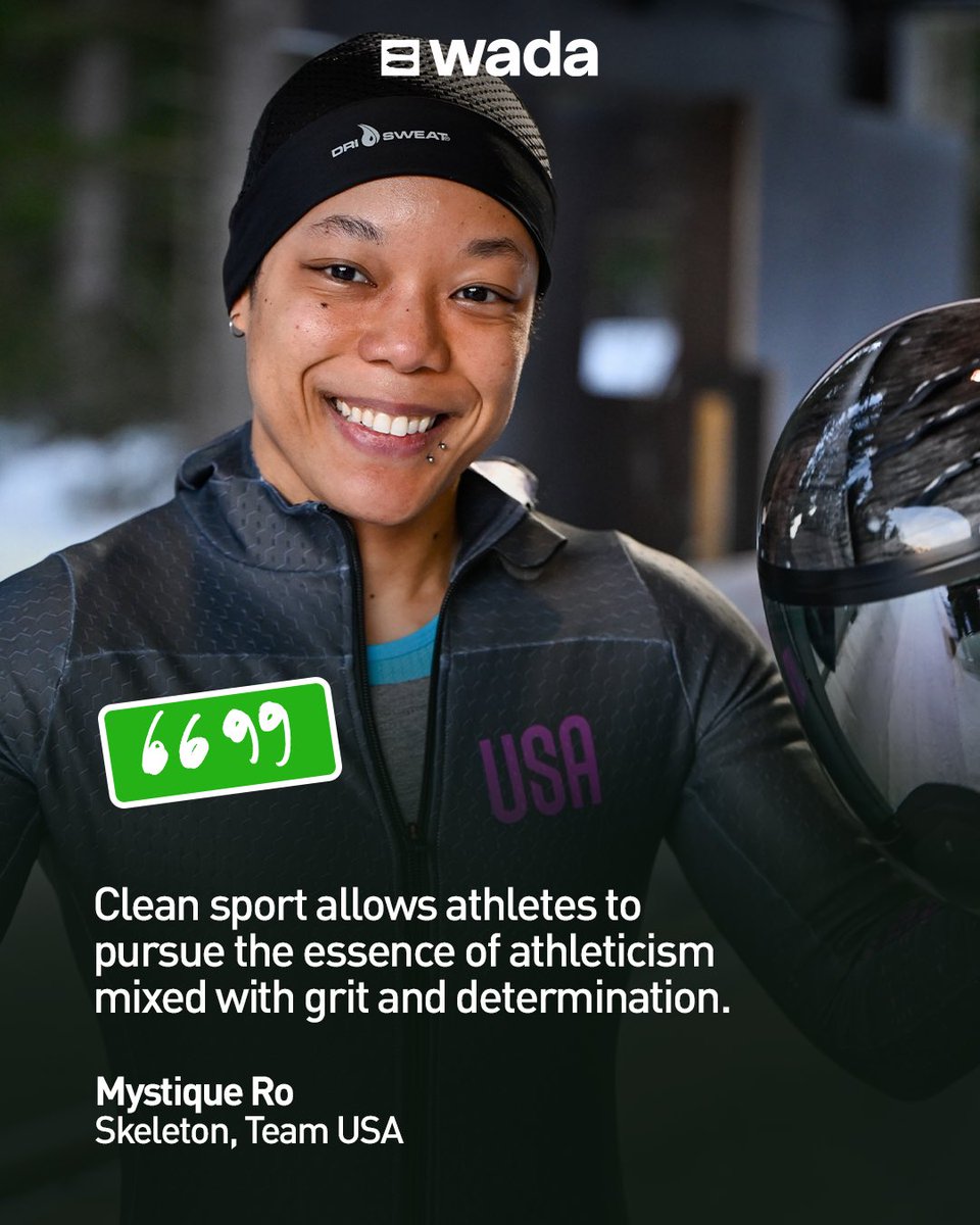 IBSFsliding's tweet photo. We're joining @wada_ama in celebrating #PlayTrueDay 2025 and keeping sport clean and fair for all. 💚 Here's what clean sport means to some of our athletes:
#IBSF #slidingtogether https://t.co/sVE85RmuJI