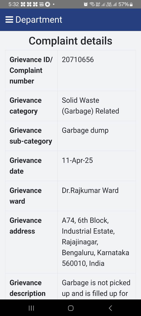sunilkumarsk's tweet photo. @BBMPofficial @swaccha_bbmp @BBMP_West @BBMPCOMM Garbage not getting picked up regularly in Rajajinagar Industrial Estate exposing citizens to sever Health Hazard. @vadirajkatti09 https://t.co/axC4qTDyQ5