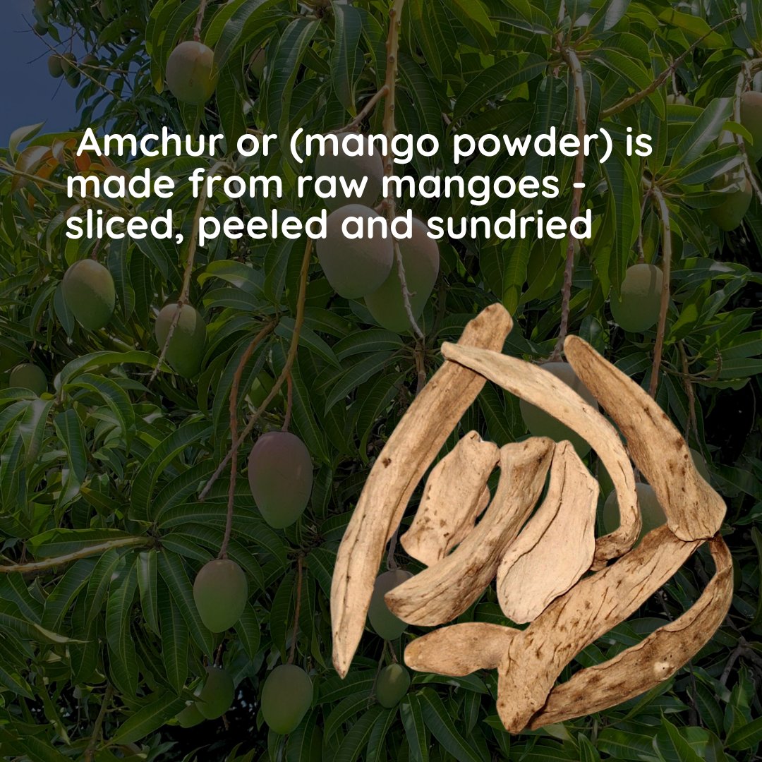 _IndianCulture's tweet photo. Amchur, a tangy spice made from sun-dried green mango, offers many health benefits!
Discover more about the Herbs & Spices of India on https://t.co/gSQIs2LXIU
#amchur #mangopowder #amchurbenefits #digestion #naturalvitaminsources #spicesofindia #herbsandspices #foodandculture https://t.co/hpsTDpU5lJ