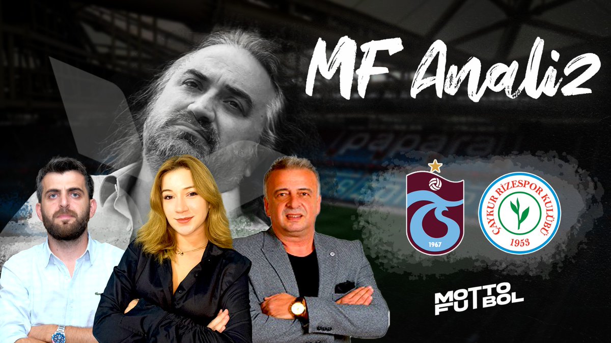 Motto Futbol (@mottofutbol) on Twitter photo 📺 Trabzonspor v Rizespor özel programımız, bu akşam saat 18.00'de Motto Futbol YouTube kanalımızda yayında...
#VolkanKonak 💔
🎙 <a href="/cereenilayda/">ceren</a>
🎙 <a href="/kmlydnn/">Kemal Aydın</a>
🎙 <a href="/selimdenizalp/">Selim Denizalp</a>
İzlemek için abone olun. 👉 youtube.com/mottofutbol 📺 Trabzonspor v Rizespor özel programımız, bu akşam saat 18.00'de Motto Futbol YouTube kanalımızda yayında...
#VolkanKonak 💔
🎙 <a href="/cereenilayda/">ceren</a>
🎙 <a href="/kmlydnn/">Kemal Aydın</a>
🎙 <a href="/selimdenizalp/">Selim Denizalp</a>
İzlemek için abone olun. 👉 youtube.com/mottofutbol