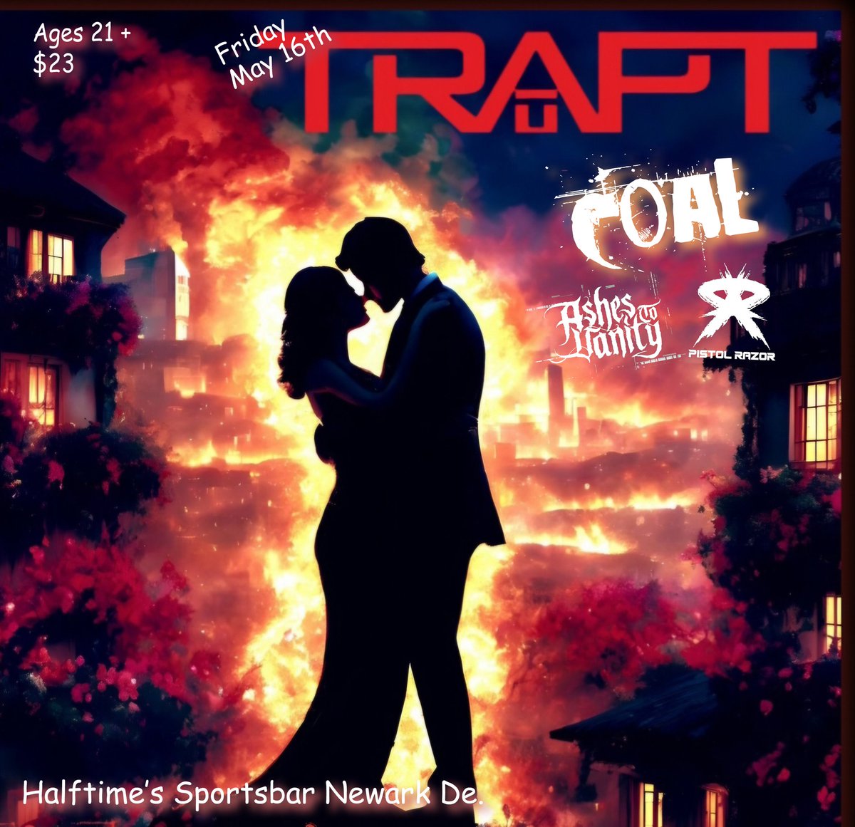 Announcement: 
Coal will be returning to Halftime Sports Bar in Newark De. Friday May 16 w/Trapt. Tickets $23 Ages 21+ 
 Tickets!!
checkout.square.site/buy/SEMVST6DSW…

#livemusic #seether #threedaysgrace #shinedown #halestorm #fallinginreverse #askingalexandria #Coalmusic #breakingbenjamin