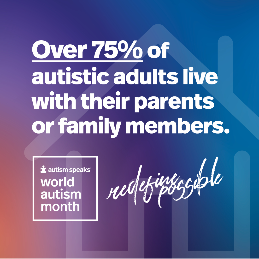 PMGClarksville's tweet image. 🏡 Did you know? Around 75% of autistic adults live with family members due to challenges in independent living, employment, and support access. Let’s work towards greater inclusion, resources, and opportunities for all! 💙

#AutismAcceptance #SupportAutisticAdults