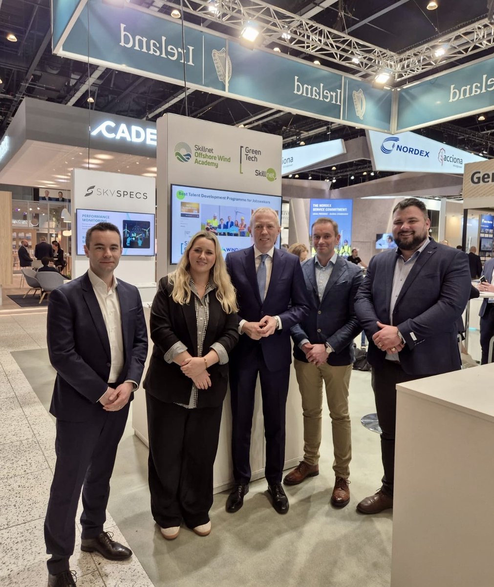 Skillnet Ireland (@skillnetireland) on Twitter photo Minister of State with Responsibility for the Marine, <a href="/timmydooley/">Timmy Dooley</a> TD, met with @SkillnetOWAand Skillnet Ireland on the final day of <a href="/WindEuropeEvent/">WindEurope Events</a> 2025 in Copenhagen to discuss skills and workforce development in the Offshore Wind Sector.
Learn more about Skillnet Offshore Minister of State with Responsibility for the Marine, <a href="/timmydooley/">Timmy Dooley</a> TD, met with @SkillnetOWAand Skillnet Ireland on the final day of <a href="/WindEuropeEvent/">WindEurope Events</a> 2025 in Copenhagen to discuss skills and workforce development in the Offshore Wind Sector.
Learn more about Skillnet Offshore